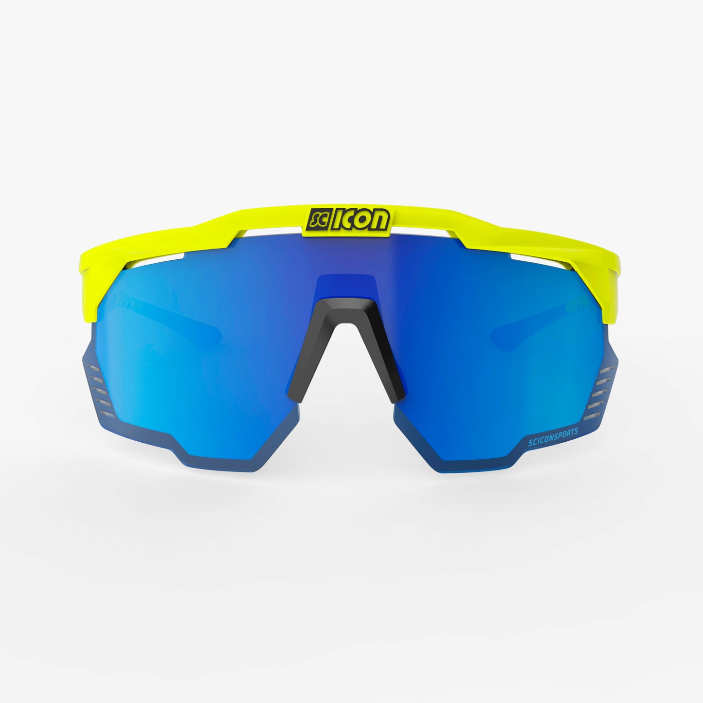 Gogle SCICON AEROSHADE KUNKEN Fluo Yellow Multimirror Blue