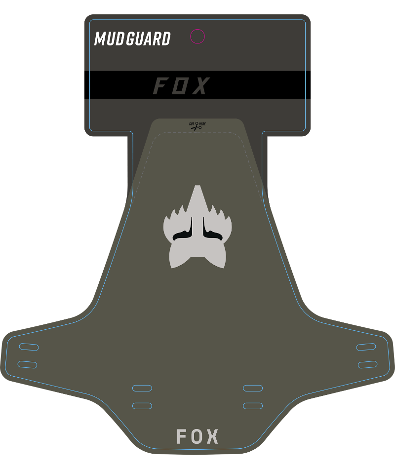 Mudguard FOX MUD Green