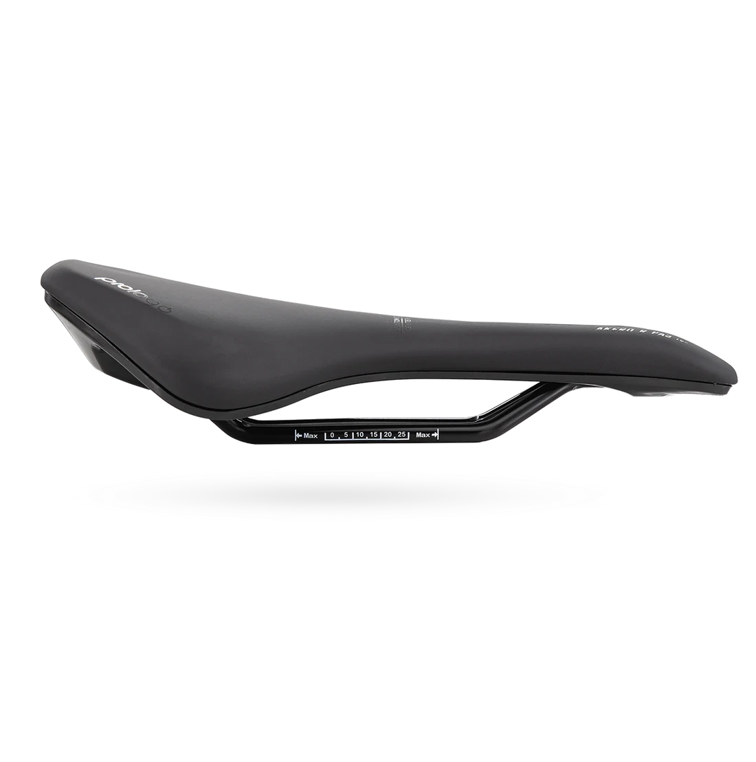 Saddle PROLOGO AKERO R RECYCLED PAS Steel Rails 160mm