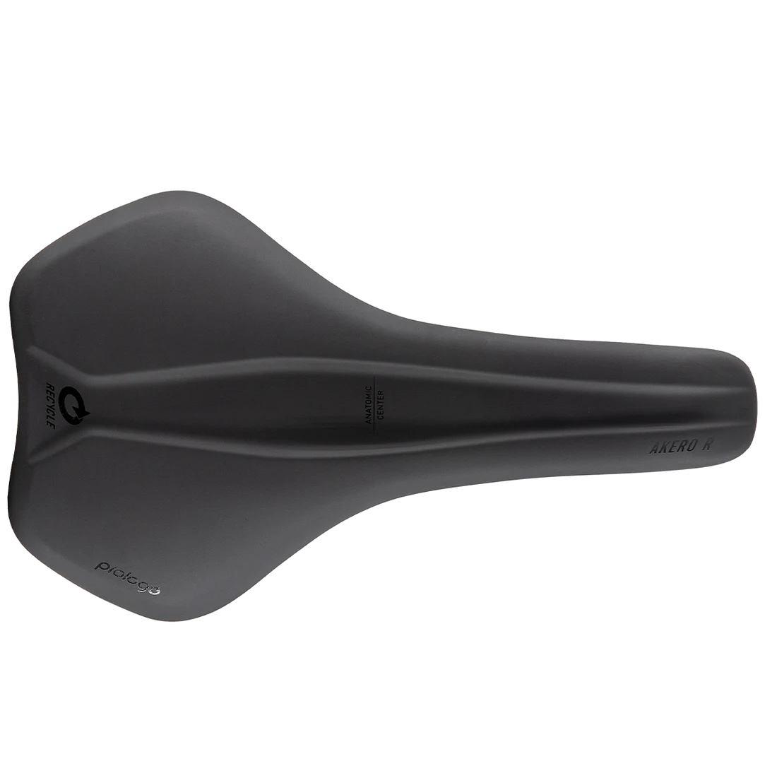 Saddle PROLOGO AKERO R RECYCLED Steel rails 150mm