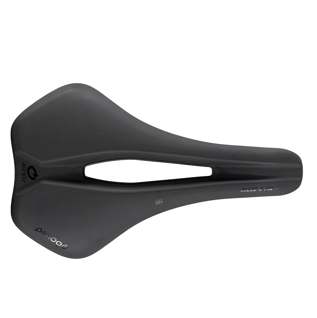 Saddle PROLOGO AKERO R RECYCLED PAS Steel Rails 160mm