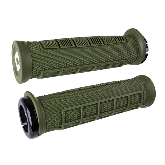 Grips ODI ELITE PRO V2.1 Lock-on 130 mm Olive