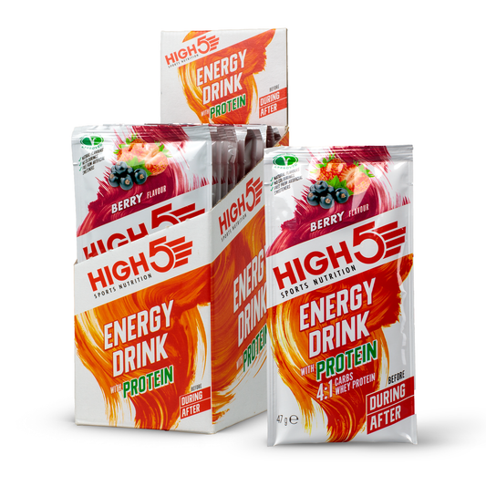 Energy Drink High5 ENERGY DRINK PROTEIN (47g) Czerwone owoce