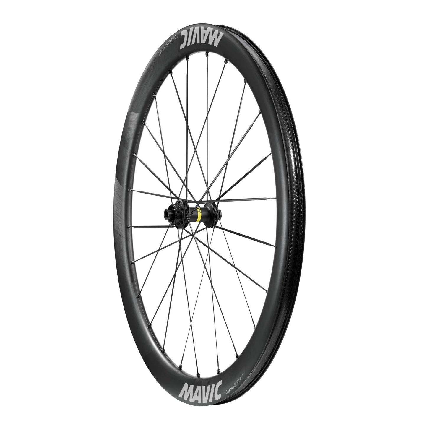 Przednie koło MAVIC COSMIC SLR 45 DISC 23 mm przystosowane do jazdy bezdętkowej (centralna blokada)