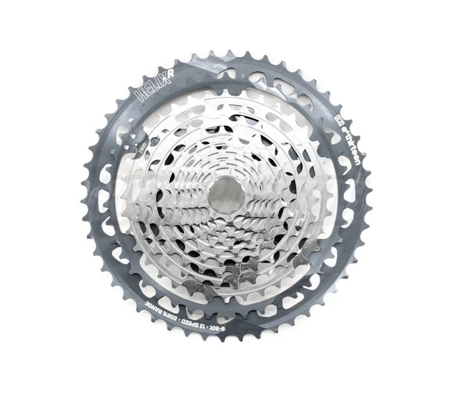 Kaseta 12V E-THIRTEEN Helix Race Gravel Cassette szara