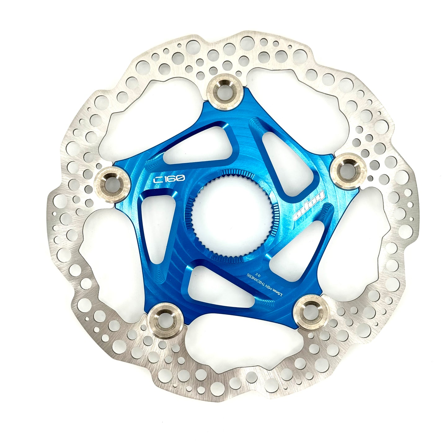 HOPE Center Lock Floating Disc Blue