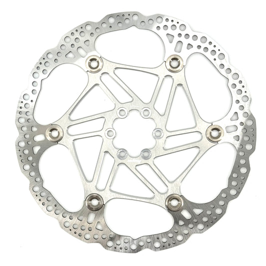 HOPE X2/E4/V4 6-otworowy dysk pływający srebrny