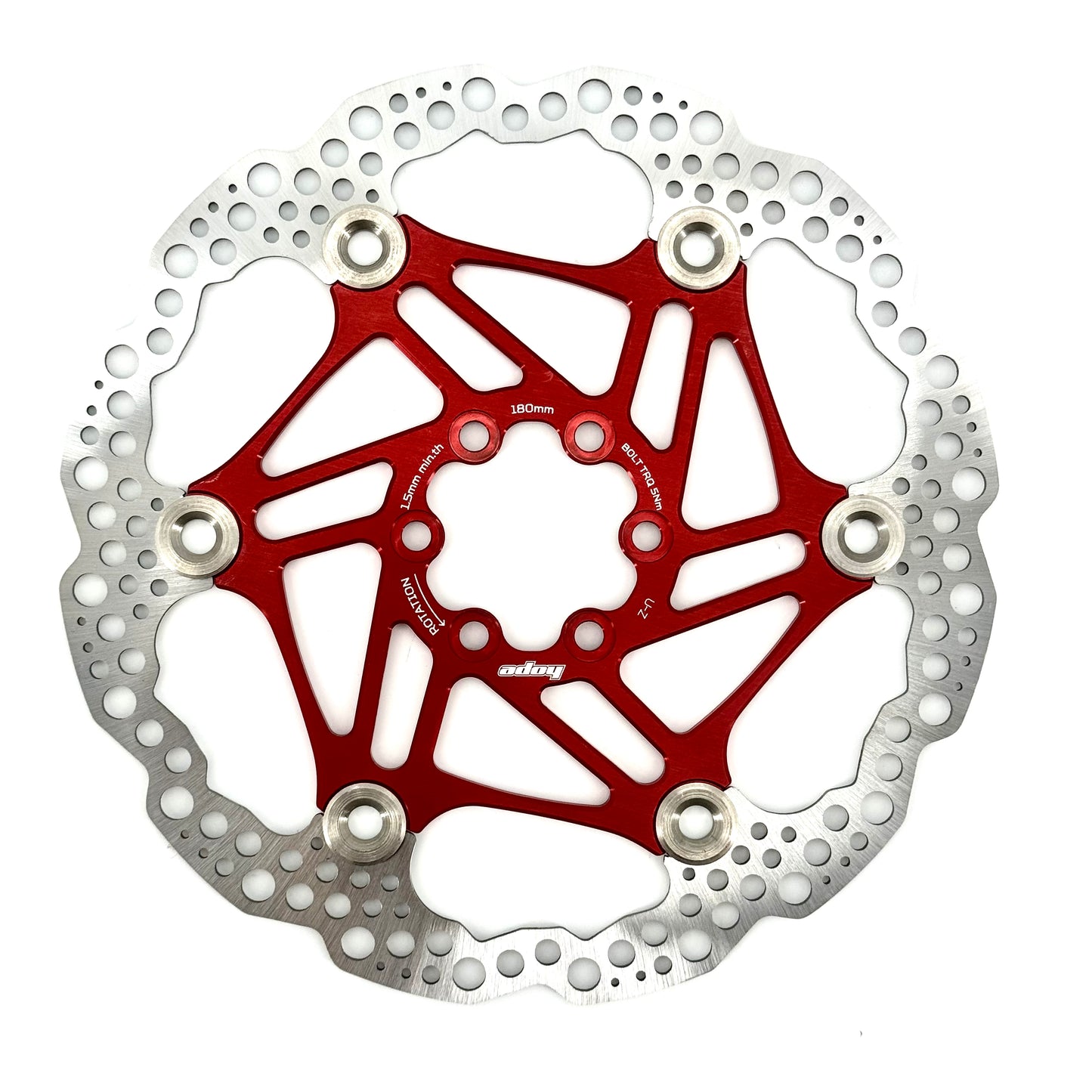 HOPE X2/E4/V4 6-otworowy dysk pływający czerwony