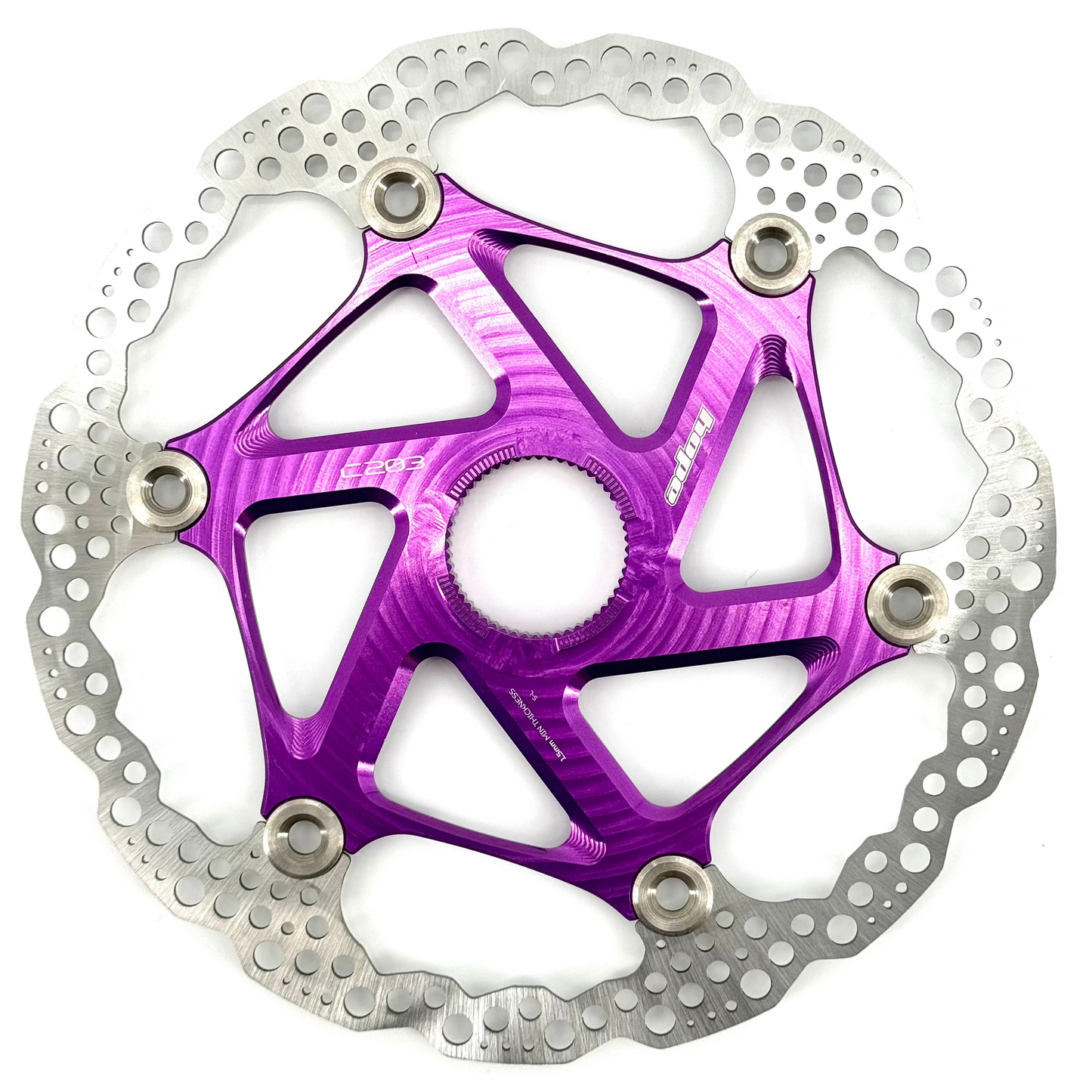 HOPE Center Lock Violet Floating Disc