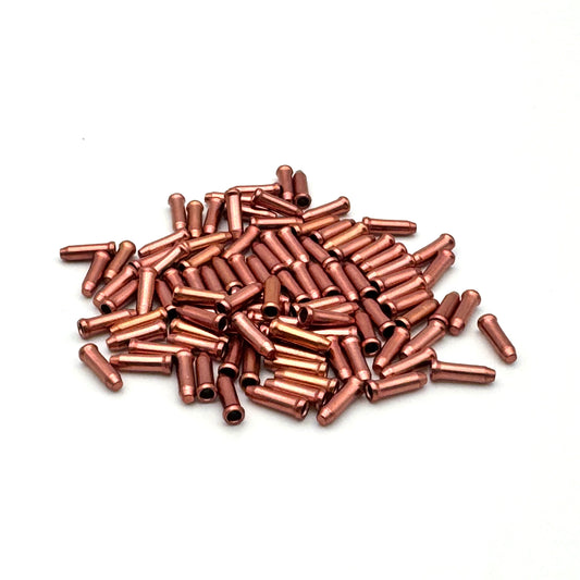 CLARKS Derailleur Cable Ends (x100) Orange