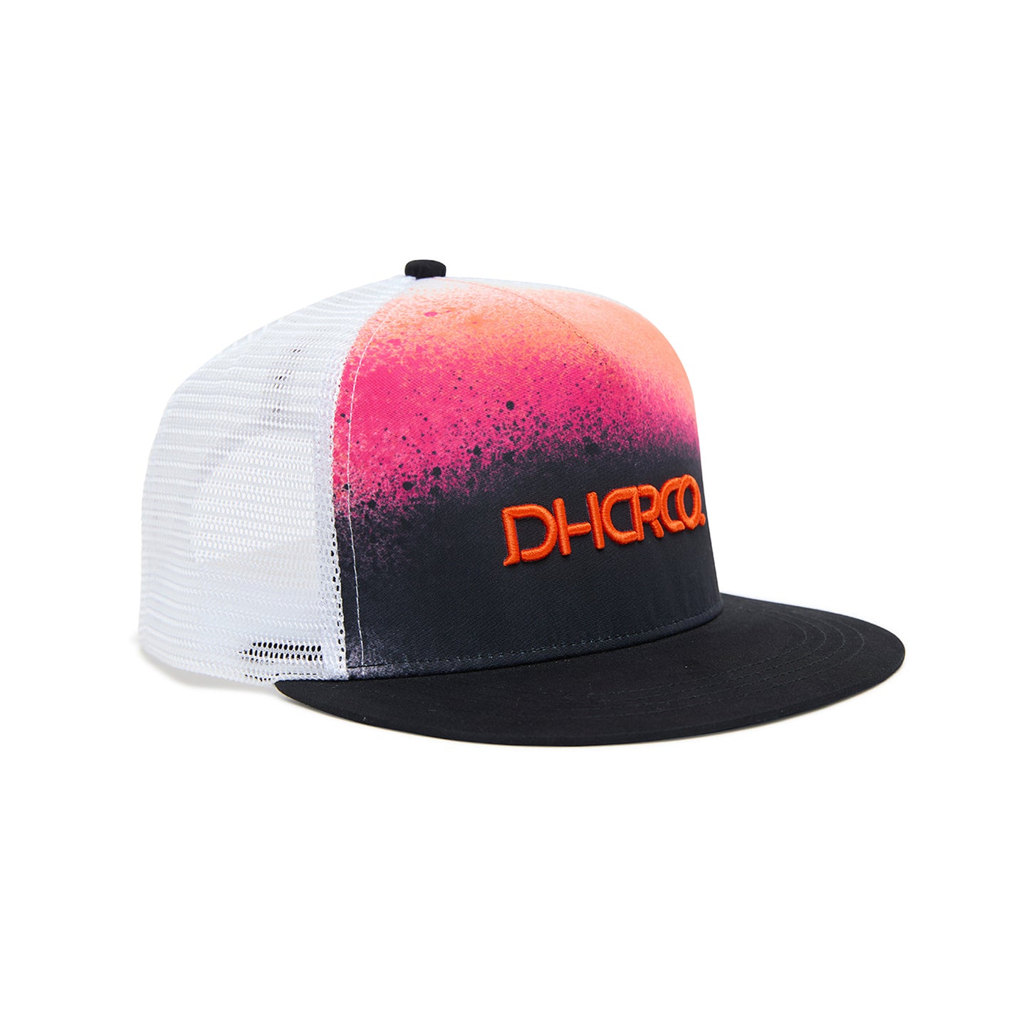 DHARCO FLAT BRIM TRUCKER BLACK SNAKE Czapka czarny/fioletowy