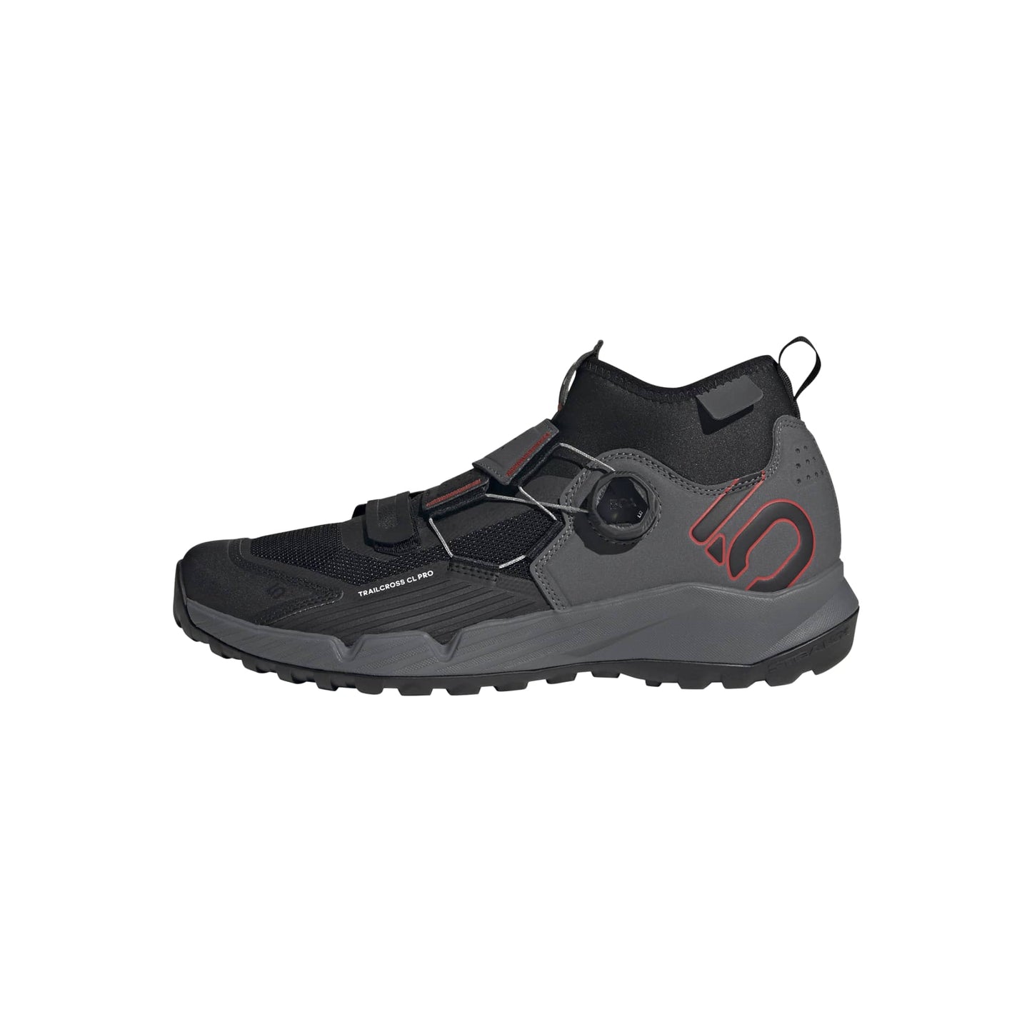 FIVE TEN TRAILCROSS PRO CLIP-IN MTB Shoes Grey/Black/Red