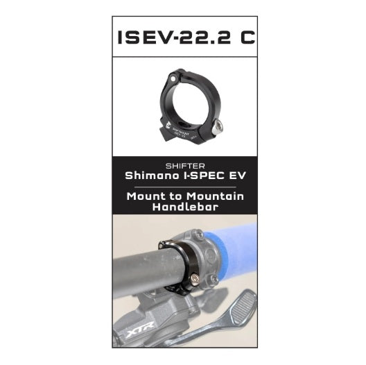 Adapter montażowy WOLF TOOTH ShiftMount ISEV- 22 Shimano I-SPEC EV Shifter > kierownica 22 mm
