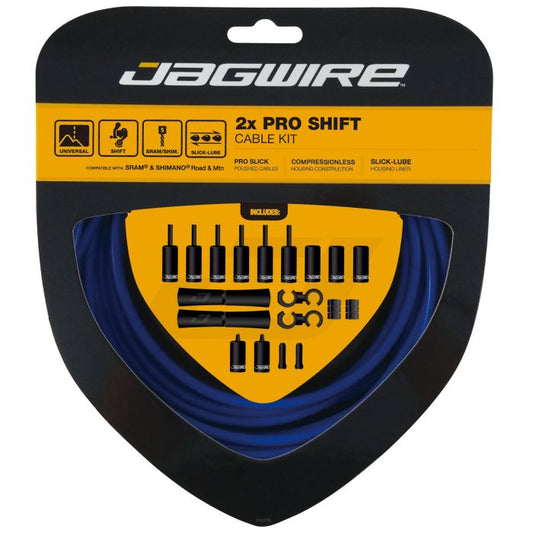 Zestaw linek i węży do przerzutek JAGWIRE ROAD AND MOUNTAIN PRO Blue SID