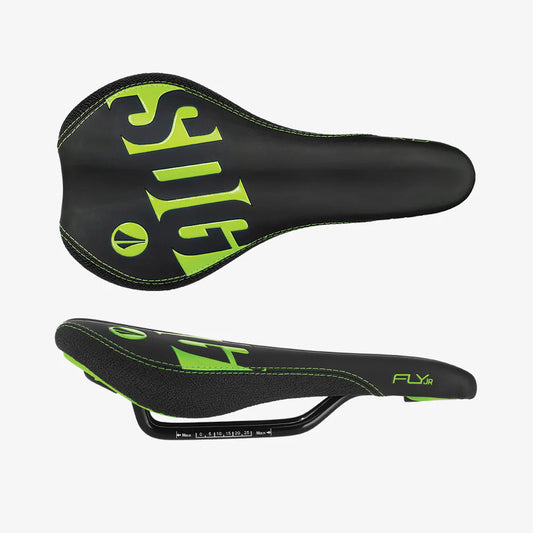 Siodełko SDG FLY Junior czarne/zielone