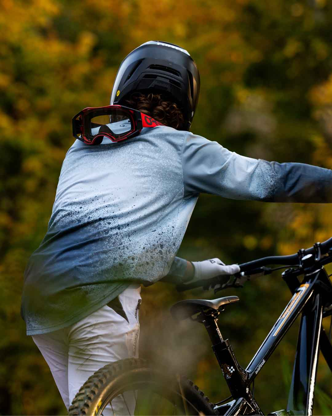 DHARCO RACE NU WAVE Long Sleeve Jersey Blue