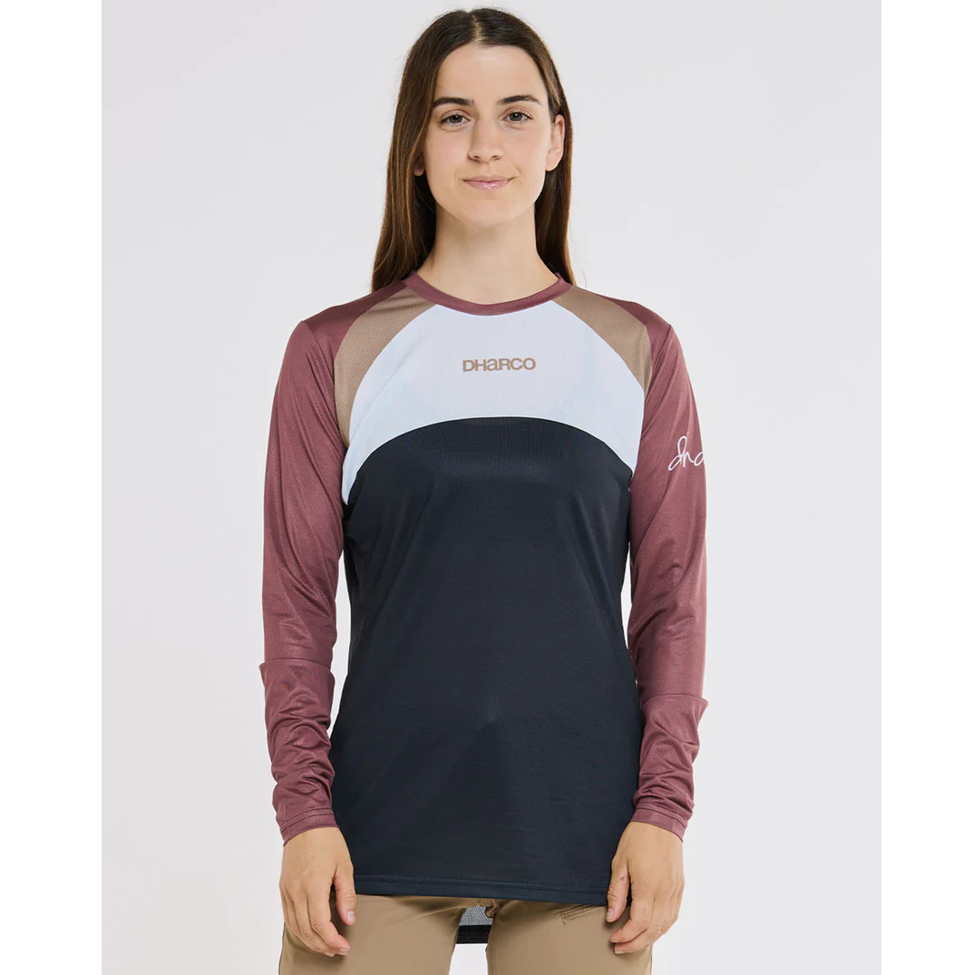 DHARCO RACE ULTRA VIOLET Women's Long Sleeve Jersey Black/Purple