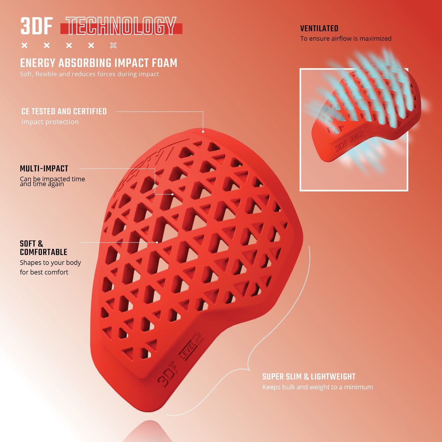 Nakolanniki LEATT 3DF 5.0 czarny/biały