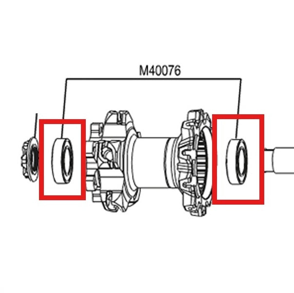 Łożyska przedniego koła Mavic 6903