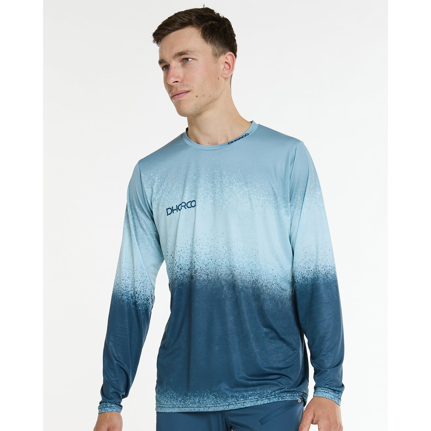 DHARCO RACE NU WAVE Long Sleeve Jersey Blue