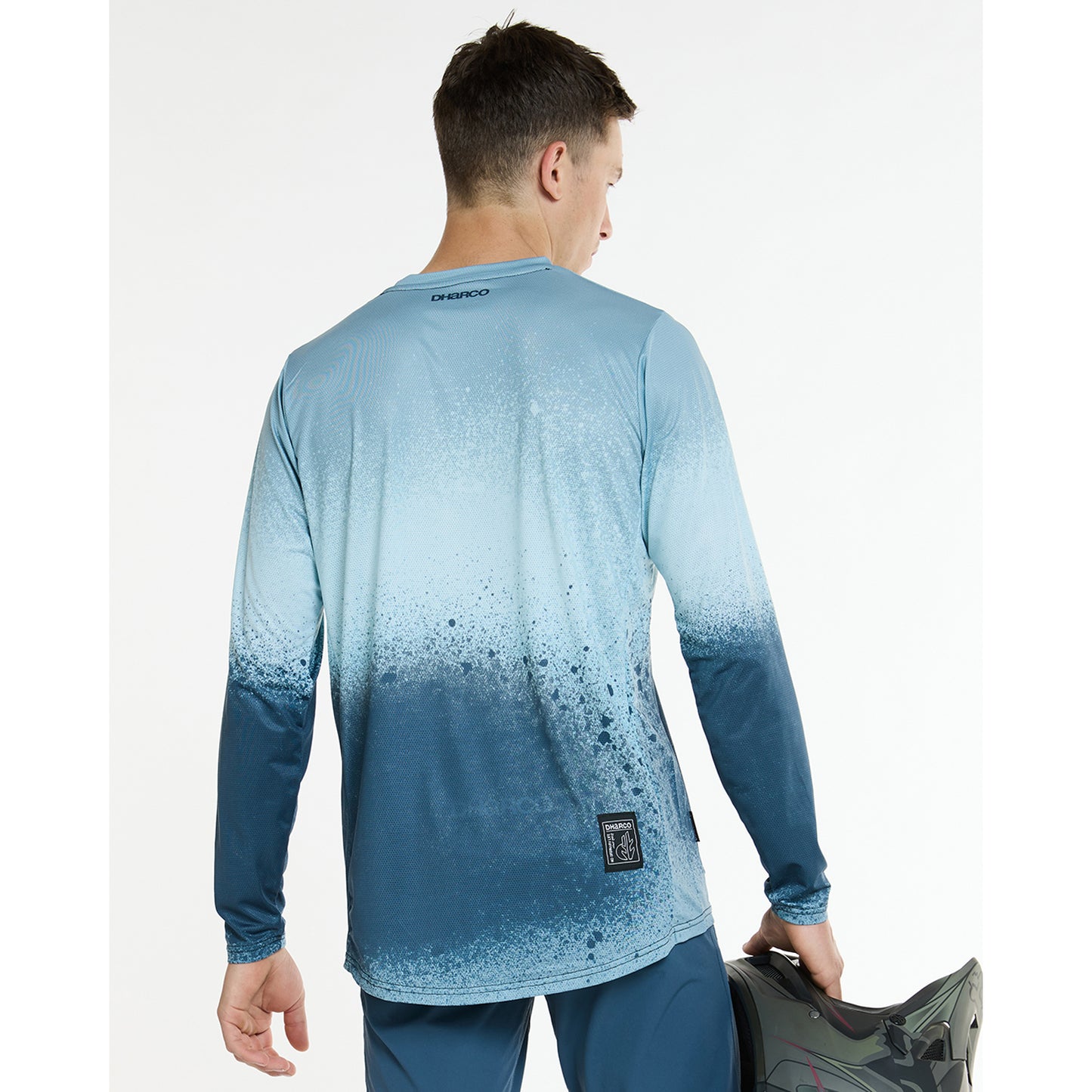 DHARCO RACE NU WAVE Long Sleeve Jersey Blue