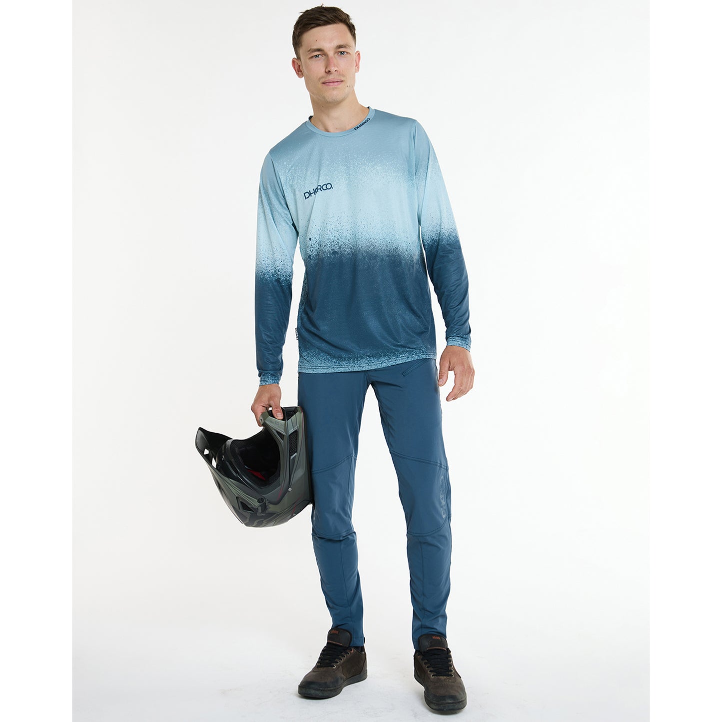 DHARCO RACE NU WAVE Long Sleeve Jersey Blue