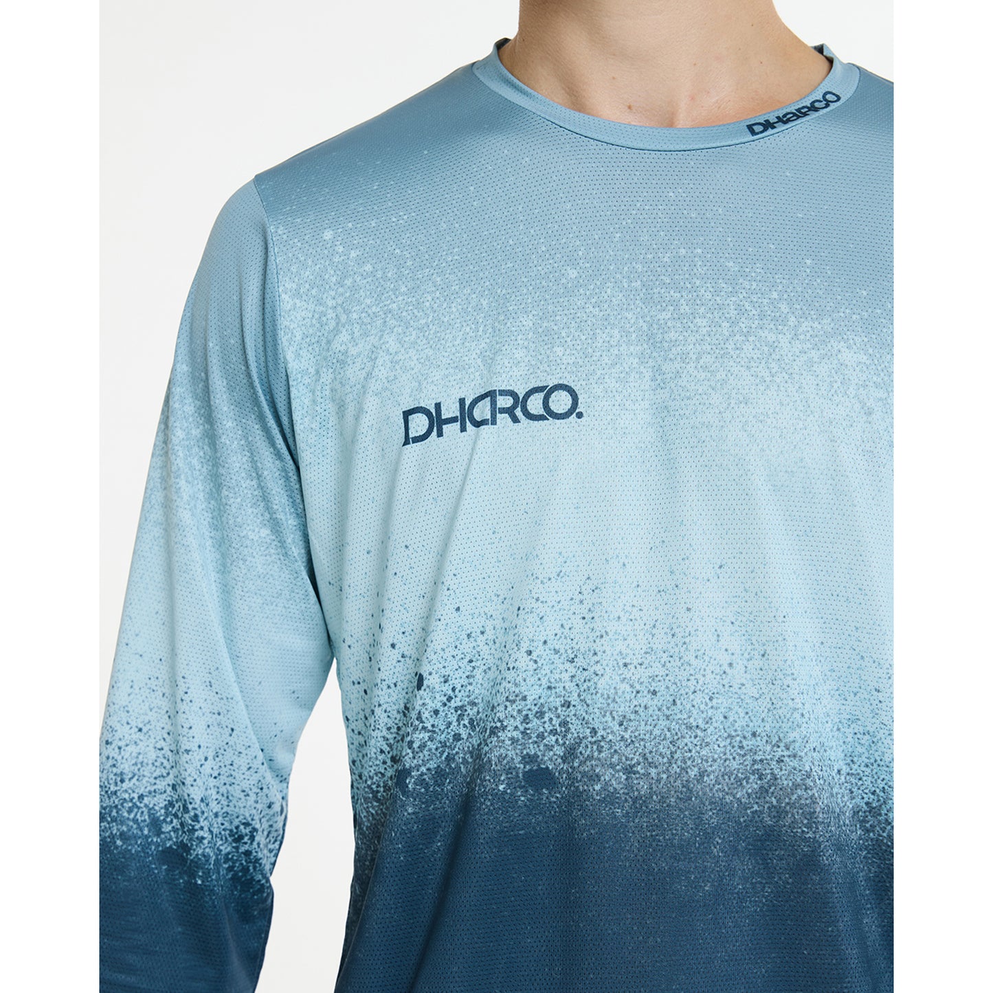 DHARCO RACE NU WAVE Long Sleeve Jersey Blue