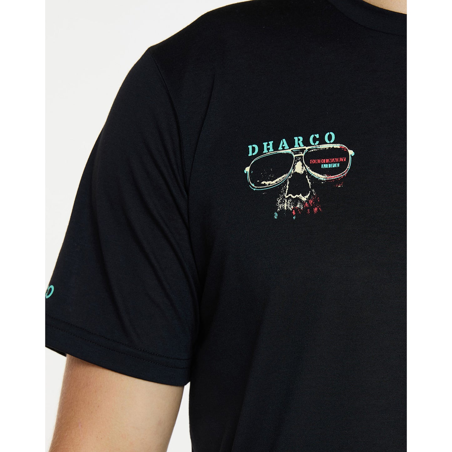 DHARCO EDDIE Koszulka z krótkim rękawem TECH TEE czarny