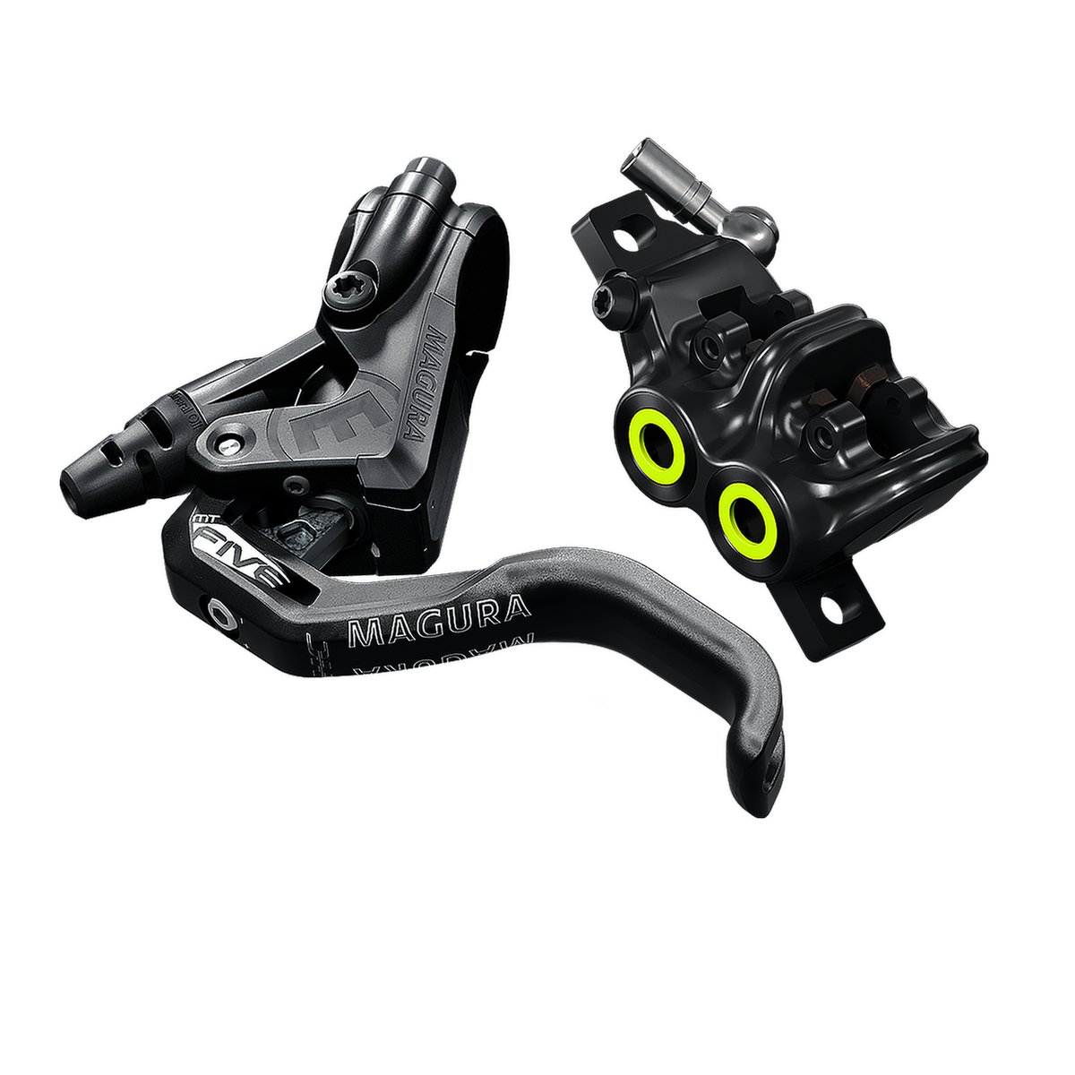 Pair of Magura MT5 Pro Disc Brakes Storm HC 203/180mm