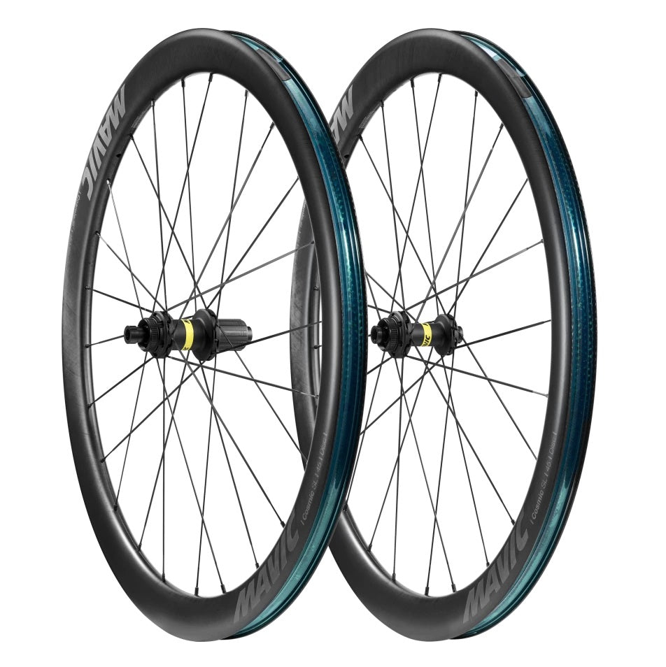 Para kół MAVIC COSMIC SL 45 DISC 23 mm przystosowanych do jazdy bezdętkowej (centralna blokada)