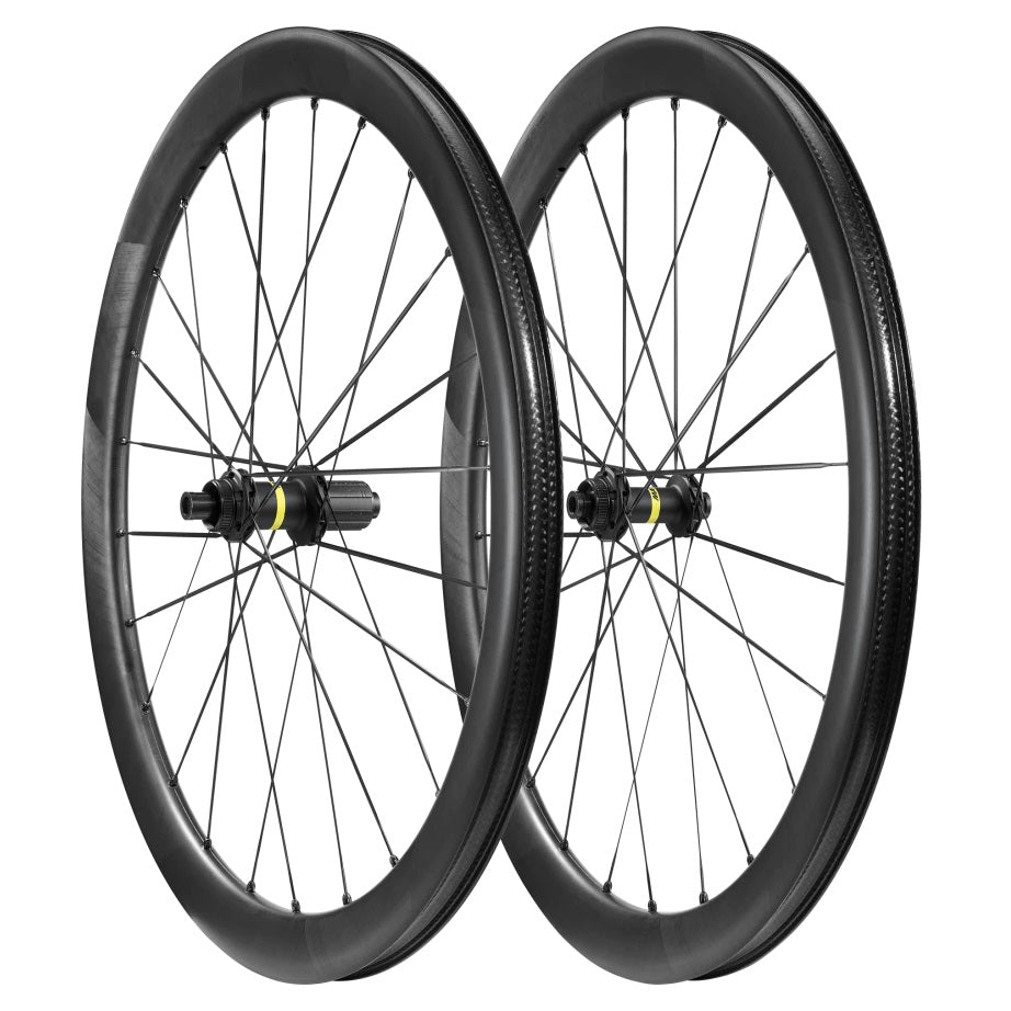 Para kół MAVIC COSMIC SLR 45 DISC 23 mm przystosowanych do jazdy bezdętkowej (centralna blokada)