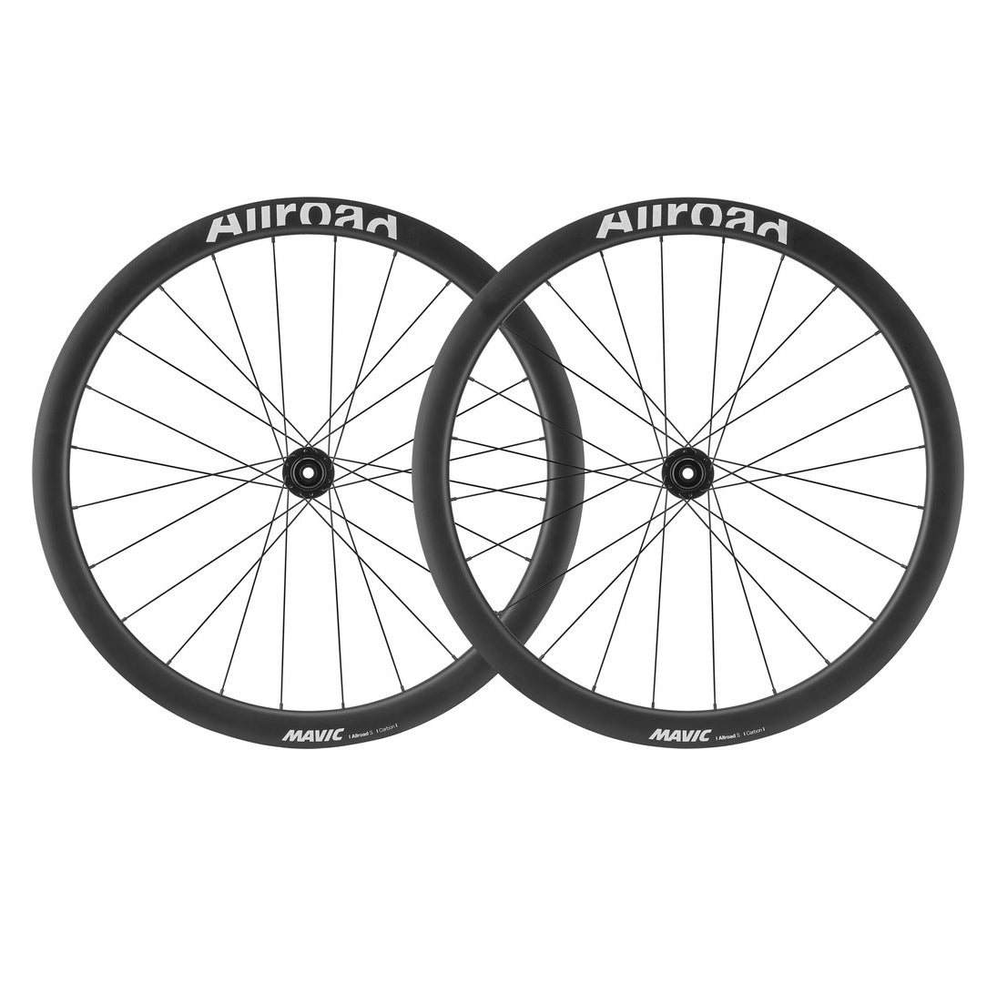 Pair of MAVIC ALLROAD S CARBON DISC Tubeless Ready Wheels (Center Lock)