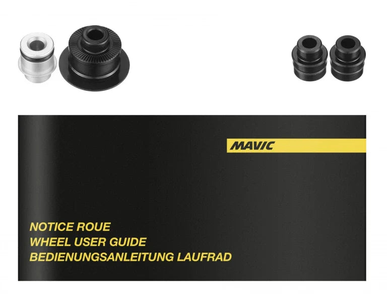 Para kół MAVIC AKSIUM DISC z oponami (centralna blokada)