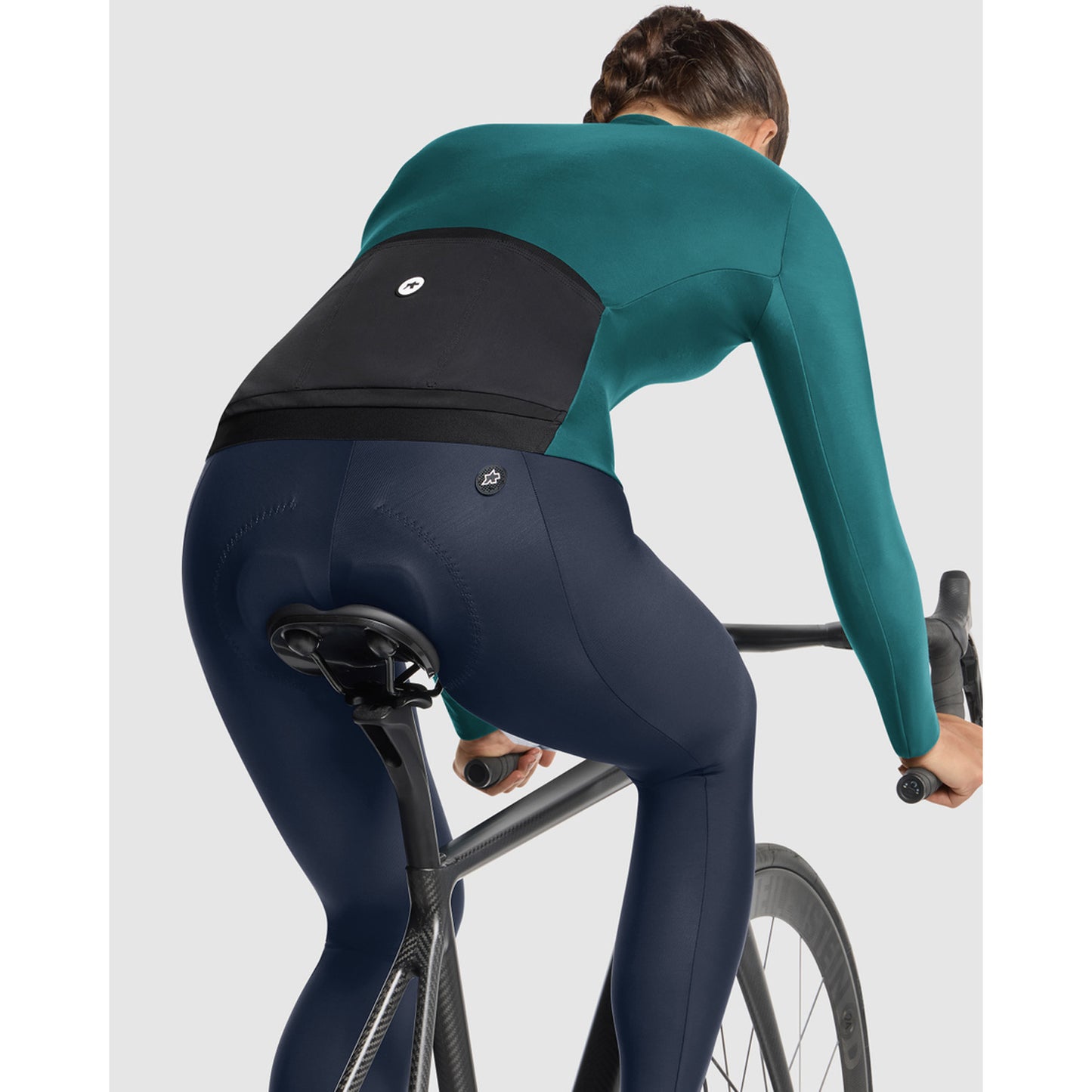 ASSOS UMA GT C2 damska koszulka z długim rękawem Foundation Green