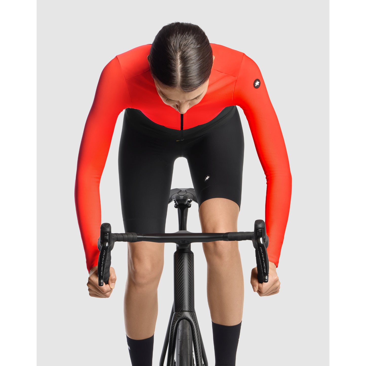 ASSOS DYORA R S11 Damska koszulka z długim rękawem LollyRed