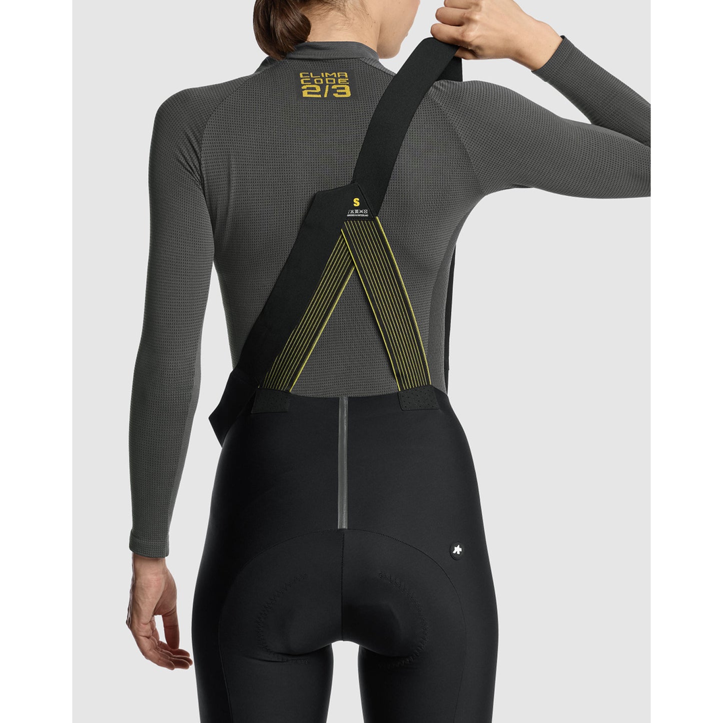 ASSOS WOM P1 Bielizna damska z długim rękawem Anthracite Grey