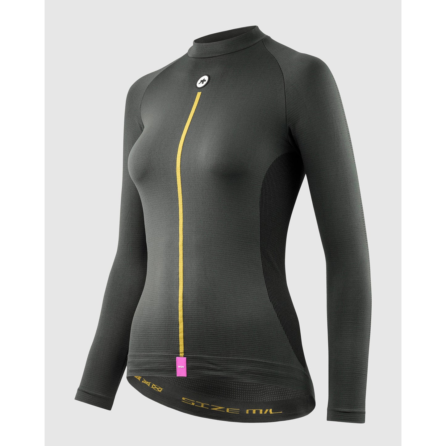 ASSOS WOM P1 Bielizna damska z długim rękawem Anthracite Grey