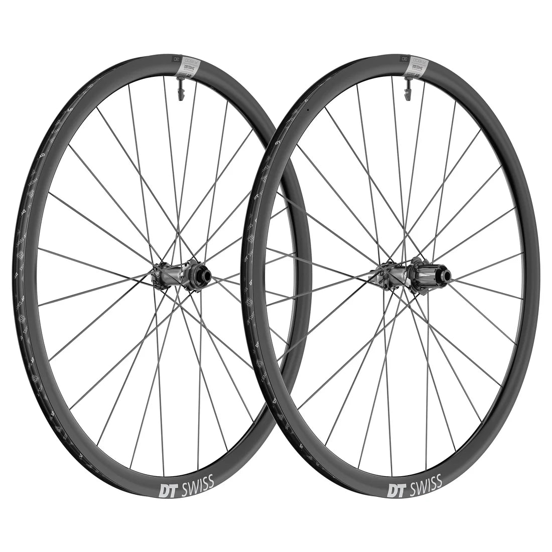 Para kół DT SWISS A 1800 SPLINE 30 DISC przystosowanych do jazdy bezdętkowej (centralna blokada)