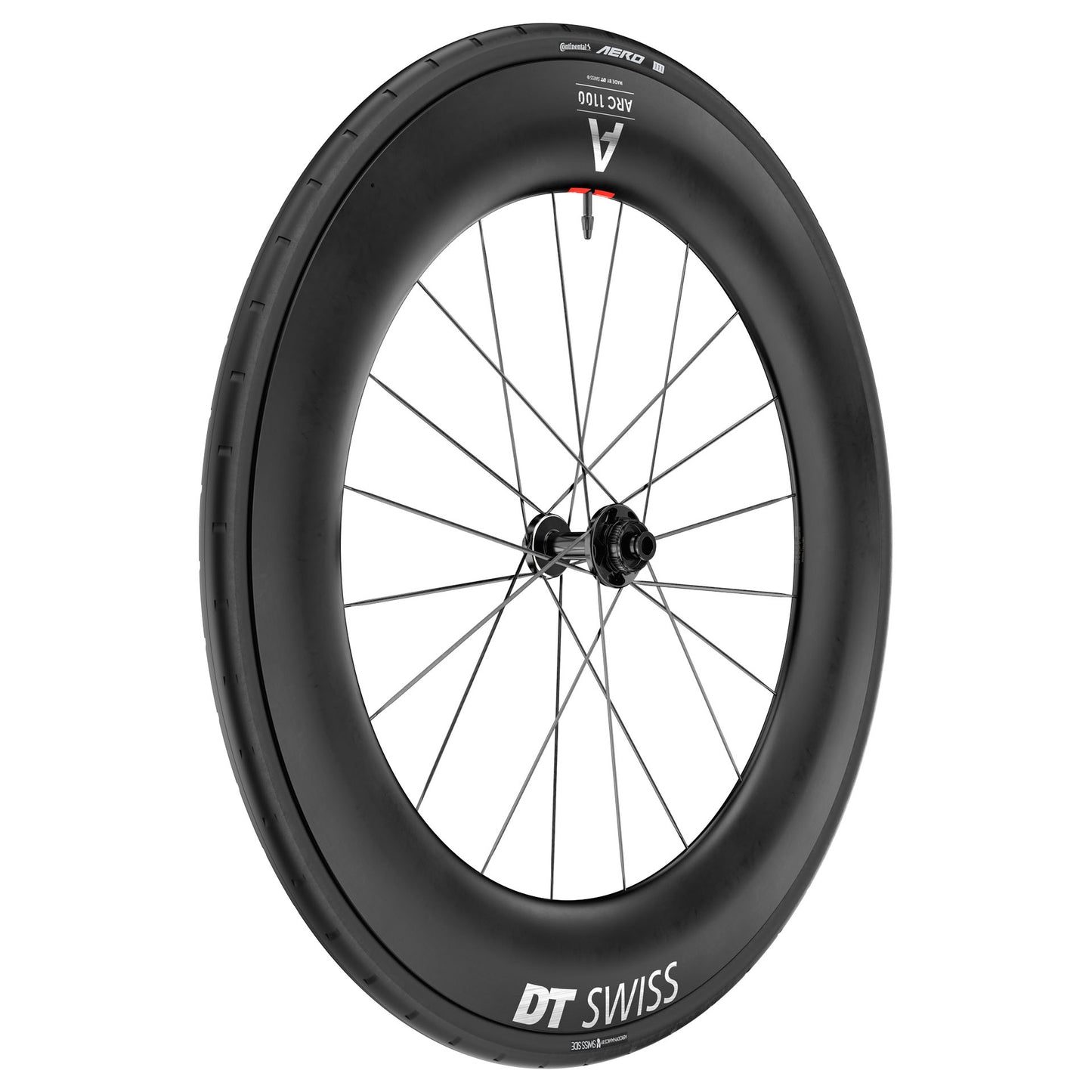 Przednie koło DT SWISS ARC 1100 DICUT WTS 85 przystosowane do jazdy bezdętkowej (centralna blokada)