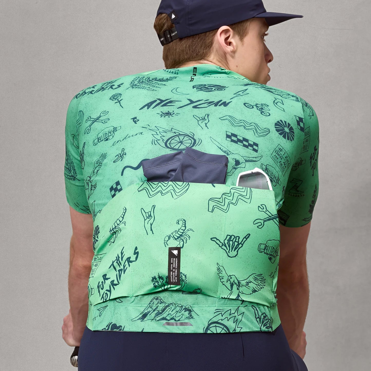 ENDURA PRO SL PRINT Short Sleeve Jersey Green