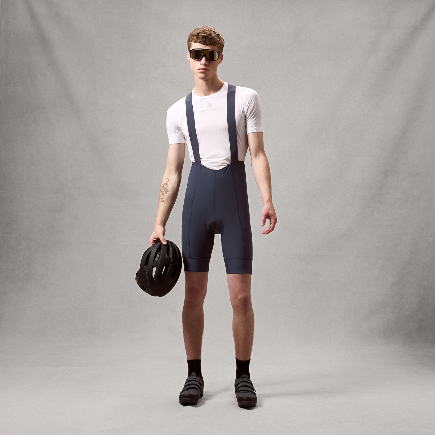 Spodenki ENDURA LOOP Carbon Bib Short Grey