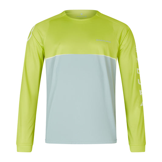 ENDURA CORE PRINTED Long Sleeve Jersey Green 2025