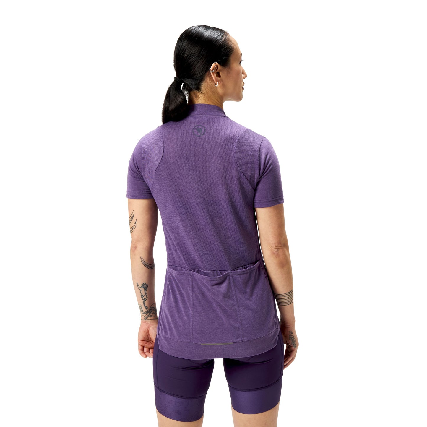 ENDURA LOOP Ladies Short Sleeve Jersey Purple 2025