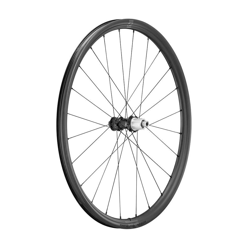 Pair of FULCRUM RAPID RED CARBON 700c Tubless Ready Center lock wheels)
