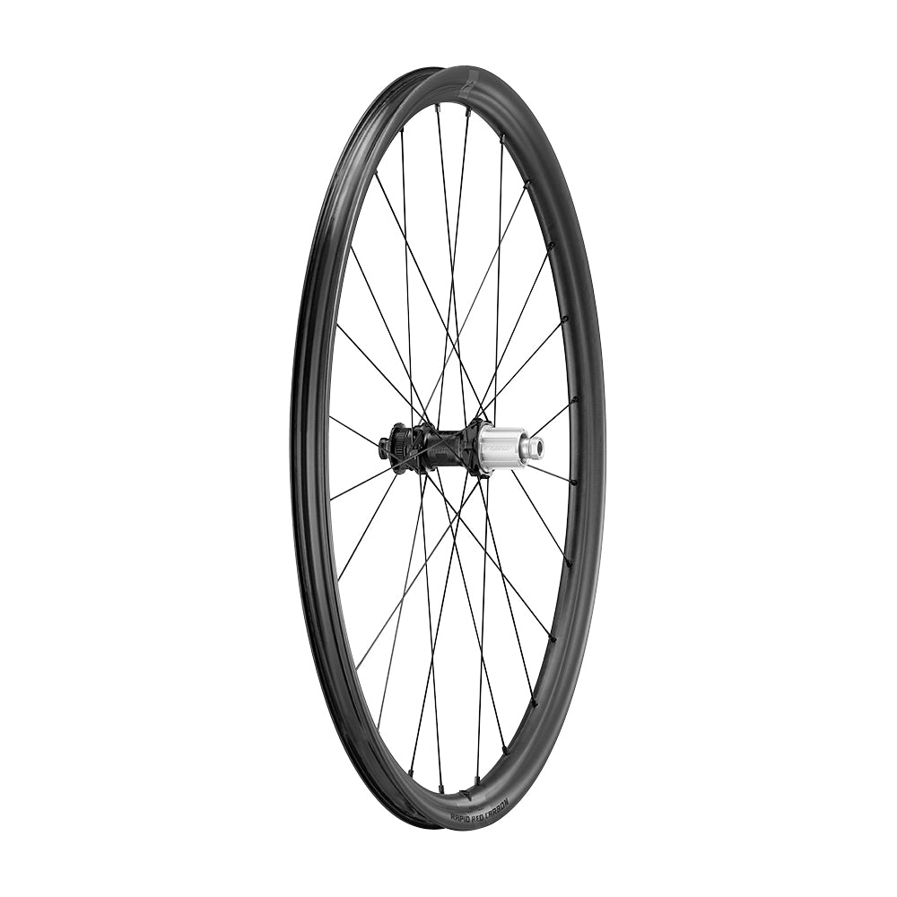 Pair of FULCRUM RAPID RED CARBON 700c Tubless Ready Center lock wheels)
