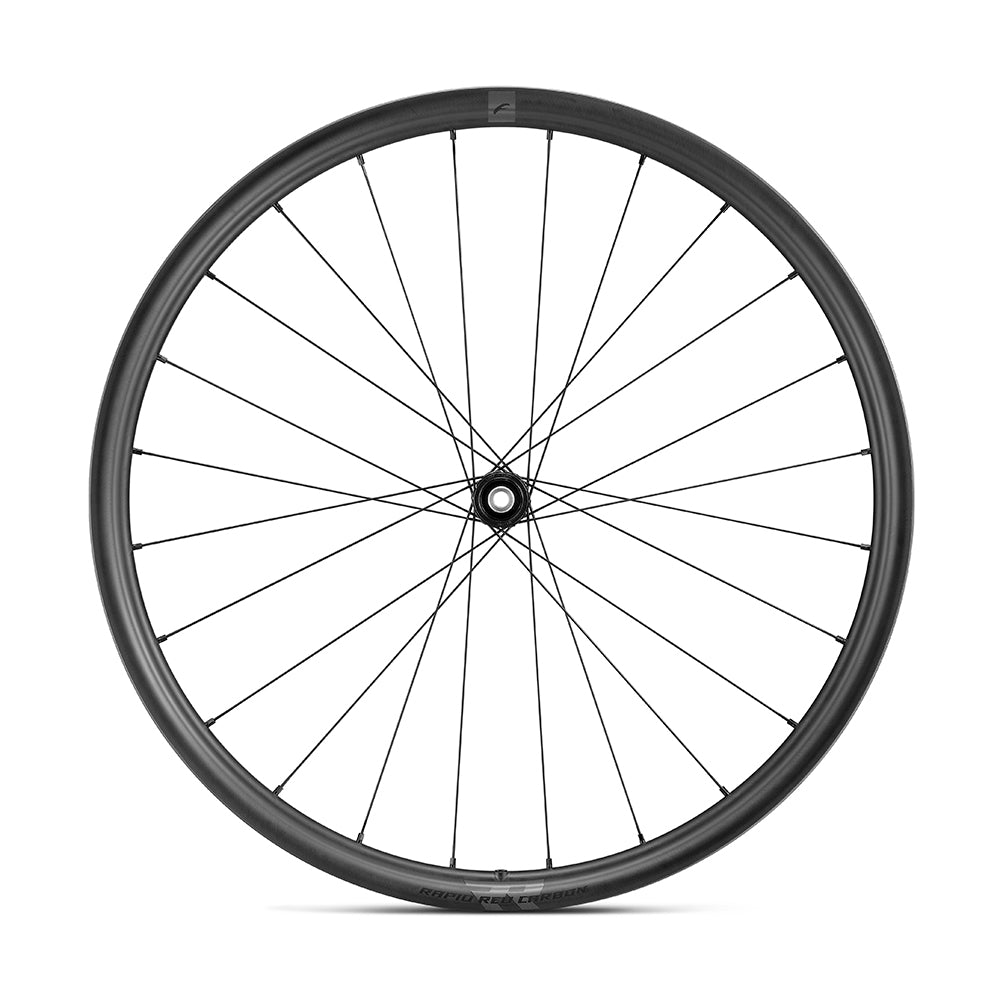 Pair of FULCRUM RAPID RED CARBON 700c Tubless Ready Center lock wheels)