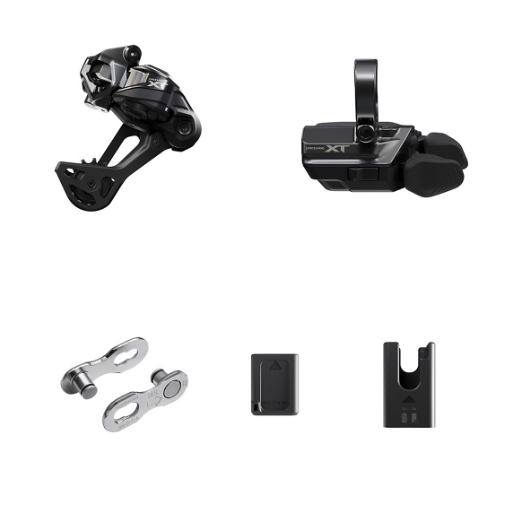 Zestaw modernizacyjny SHIMANO XT Di2 M8250 Wireless SGS Chape Longue montage Collier