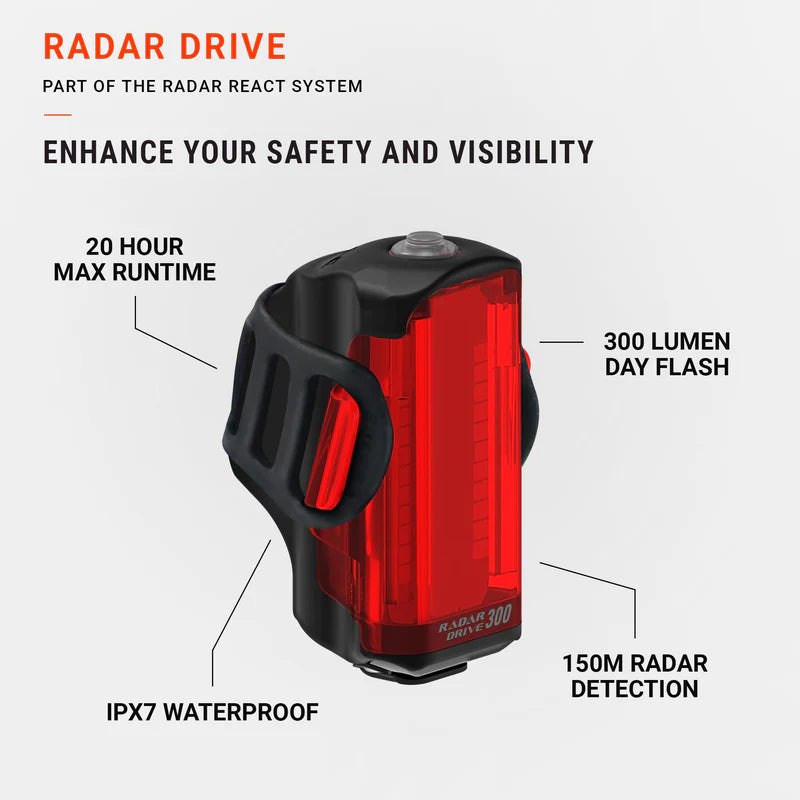 Oświetlenie tylne LEZYNE RADAR DRIVE