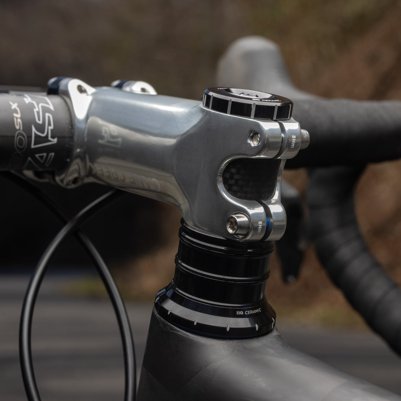 CANE CREEK 110 Ceramic Tapered Headset, 1 1/8"-1.5", IS41/28.6/H9 | IS52/40, czarny/srebrny