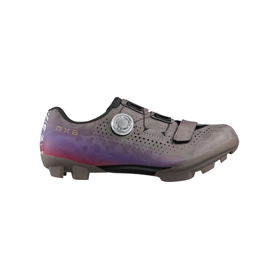 Buty szutrowe damskie SHIMMANO RX600 szary/fioletowy